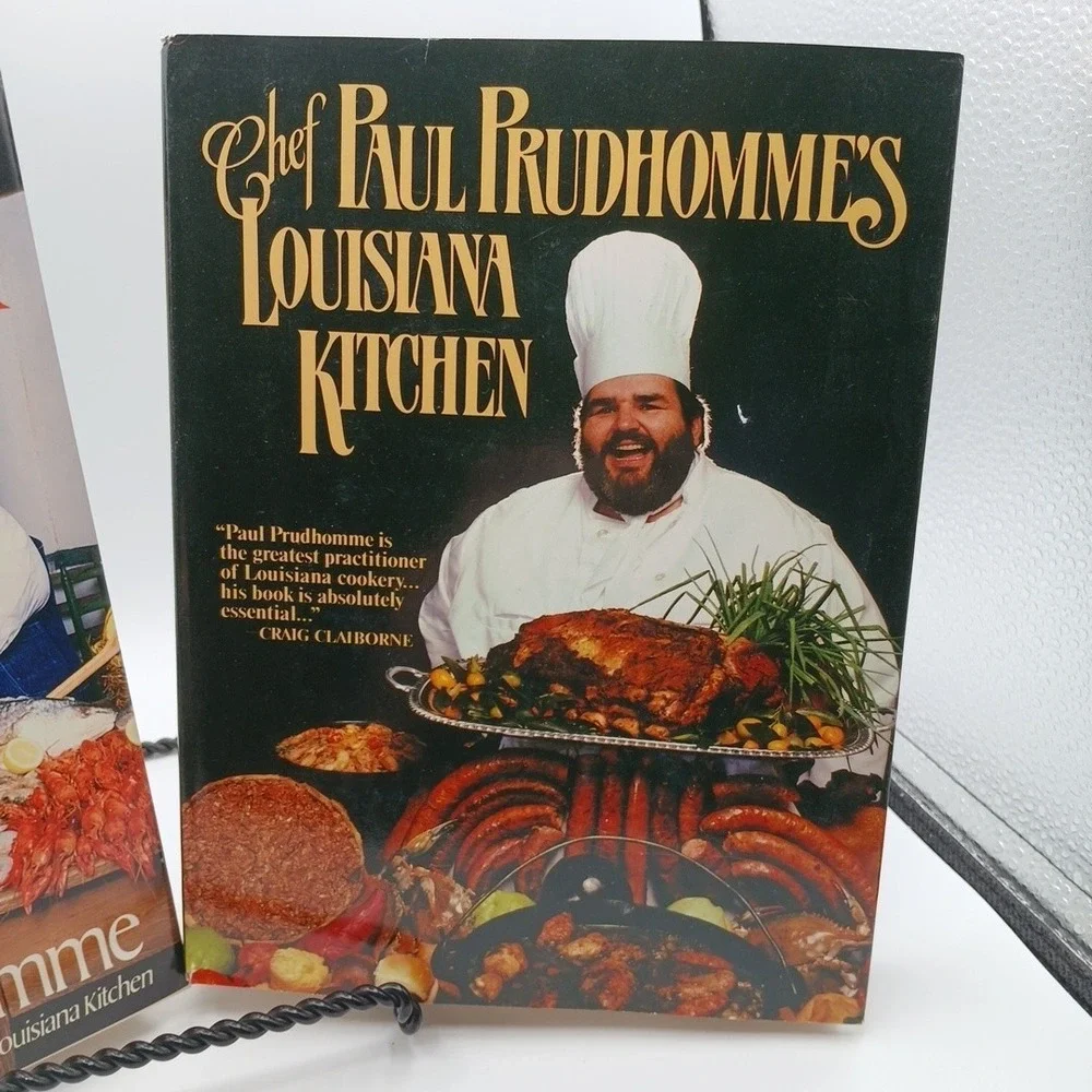 Lot of 2‎ Chef Paul Prudhomme's Family Cookbook's HC Louisville Kitchen NOS